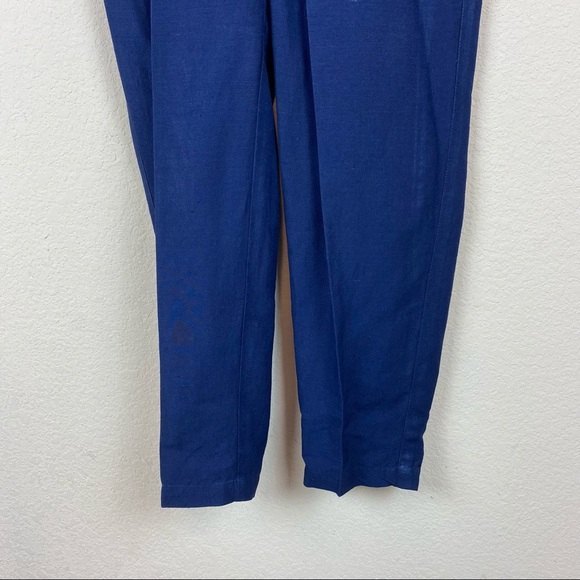 Gitano Vintage Navy Blue High Waisted Pants - Picture 3 of 11